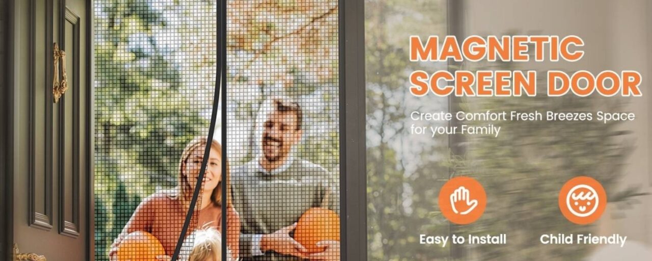 best magnetic screen door 