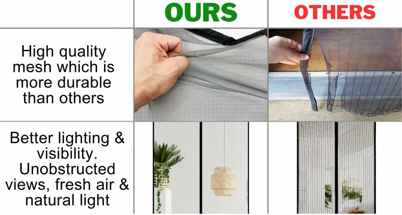 buy fly door screen magnetic