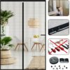 Mosquito Mesh Door - Black, 60cm (W) x 180cm (H) - for Caravans/RV: image 6